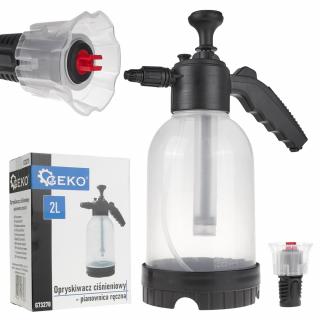 Postrekovač a penovač, 2 l, priehľadná nádrž, vymeniteľná tryska