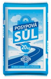 Posypová soľ, hrubá, granule 3,2 - 0,2 mm, balenie 25 kg