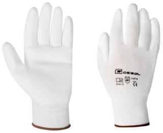 Pracovné rukavice MICRO FLEX, nylonové, veľkosť 7