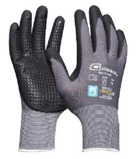 Pracovné rukavice MULTI FLEX, nylonové s nitrilovou dlaňou, veľkosť 7