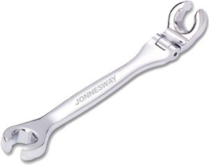 Prstencový kľúč na prevlečné matice s kĺbom, 10x10 mm - JONNESWAY W24A11010 ()