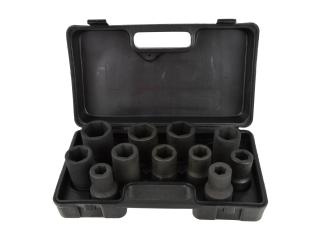 Rázové nástrčné hlavice 1", 17-41 mm, sada 11 kusov