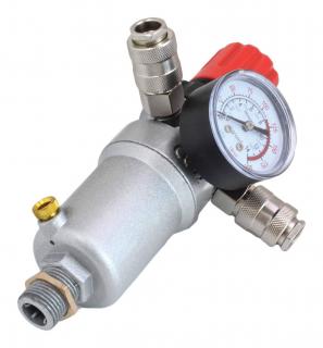 Regulátor tlaku vzduchu - odlučovač vody 1/2 ", max. 12 bar - ASTA