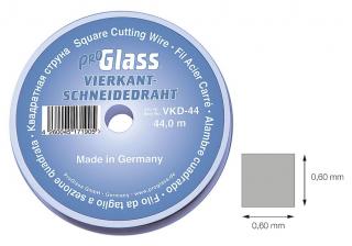 Rezací drôt na autosklá 0,6x0,6 mm; 44 m - ProGlass VKD-44