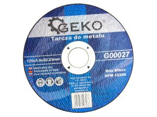 Rezný kotúč na kov 125 x 1 x 22,23 mm - GEKO G00027