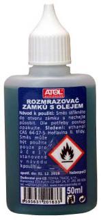 Rozmrazovač zámkov s olejom a aplikátorom, 50 ml - ATOL
