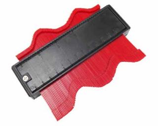 Šablóny na snímanie, kopírovanie tvarov karosérií, magnetické, 125 x 100 x 20 mm