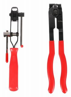 Sada klieští na nastaviteľné svorky CV MECHANIC HOSE CLAMP SET 2, 2ks SIXTOL