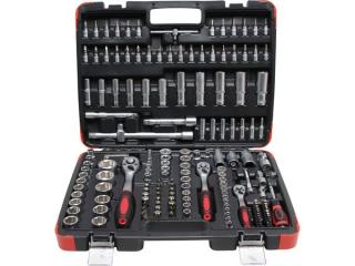 Sada nástrčných hlavíc 1/4", 3/8", 1/2", Super Lock 4-32 mm, 172 ks - Kraftmann - BGS 2283