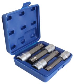 Sada nástrčných hlavíc TORX 1/2", TX70, TX80, TX90, TX100 - ASTA