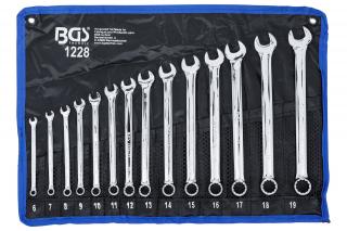 Sada očkoplochých kľúčov, extra dlhé 14ks - BGS 1228