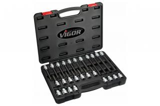 Sada zástrčných hlavíc XZN M5-M16 26 Ks Vigor V1918