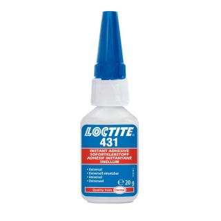 Sekundové lepidlo, vhodné na kyslé povrchy, 20 g - Loctite 431