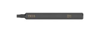 Skrutkovací bit TORX pre rázové skrutkovače, dĺžka 70 mm, rôzne veľkosti - WERA Veľkosť: TX 40