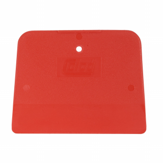 Stierka na tmel, lakovnícka, 120 x 90 mm, na rovné povrchy, plast, červená, 5 ks - Colad ()