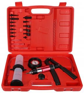 Súprava na podtlakové testovanie brzdového systému MECHANIC BRAKE TESTER, 22 ks - SIXTOL