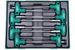 Súprava nástrčných kľúčov s T rukoväťou, 6 - 13 mm, 8 kusov v kazete - JONNESWAY D725N08SP ()
