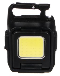 Svetlo na kľúče s magnetom, 900 lm, COB LED, USB - SIXTOL