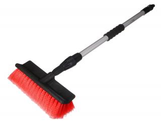 Teleskopická prietoková kefa na umývanie automobilov CAR DETAILING WASH BRUSH 1, 70-120cm - SIXTOL