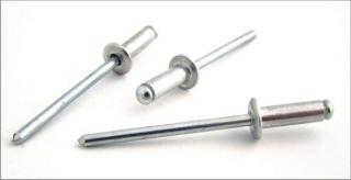Trhacie nity hliník / oceľ 6,4 x 16 mm s plochou hlavou- 50ks