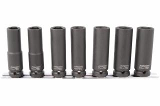 Úderové hlavice 1/2" veľ. 13-19 mm, nástrčne predĺžené, Cr-Mo - JONNESWAY S03AD4107S