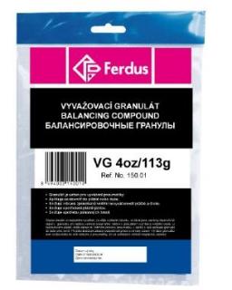 Vyvažovací granulát (prášok) VG (rôzne veľkosti) - Ferdus Hmotnosť: 113