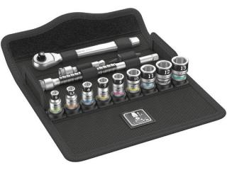 Wera 003756 Sada račňových kľúčov Zyklop Metal 1/4" 8100 SA 12 HF, s funkciou držania (13 dielov)