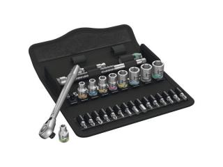 Wera 004018 Sada západiek Zyklop Metal 8100 SA 8, 28 d. Upínací diel 1/4" - metrický