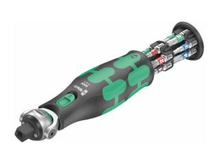 Wera 004280 Kompaktná račňa 8009 Zyklop Pocket Set 1 so skrutkovacími bitmi (sada 13 dielov)