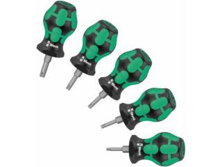 Wera 008876 Držiaky bitov a skrutkovačov TORX® Stubby Set TX 1 sada 5 kusov