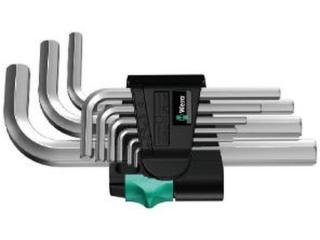 Wera 021406 Wera 950/9 Sada šesťhranných kľúčov Hex-Plus 5, pochrómovaná (9 ks)