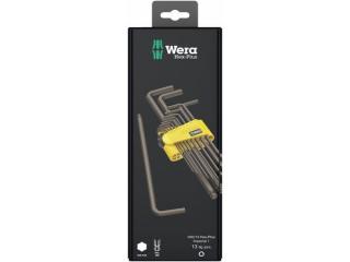 Wera 021721 Wera 950/13 Hex-Plus Imperial 1 SB Sada šesťhranných kľúčov, palcová, čierna
