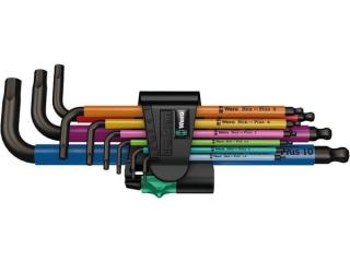 Wera 022089 Wera 950/9 Hex-Plus Viacfarebná sada šesťhranných kľúčov 1, metrické (1,5-10 mm)