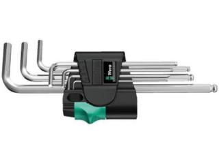 Wera 022181 Sada šesťhranných kľúčov Wera 950/7 Hex-Plus 1, pochrómovaná (7 ks)