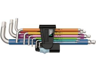 Wera 022669 Wera 3950/9 Hex-Plus Viacfarebná sada šesťhranných kľúčov (9 ks)
