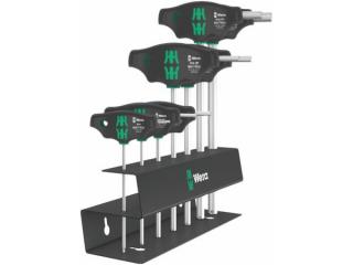 Wera 023453 Šesťhranné skrutkovače 2,5 ÷ 10 mm s krížovou rukoväťou typ 454/7 HF sada 2 držiakov