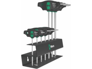 Wera 023456 Skrutkovače T-Profil TX 10 ÷ TX 45 s krížovou rukoväťou typ 467/7 TORX HF sada 2 P
