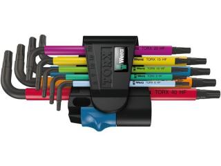 Wera 024179 Nástrčné kľúče 967/9 Torx Multicolour HF 1. Sada 9 kľúčov s funkciou držania