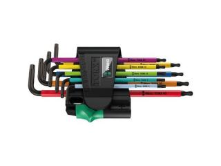 Wera 024335 Nástrčné kľúče 967/9 Torx BO viacfarebné 1. Sada 9 kusov