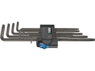 Wera 024450 Nástrčné kľúče 967/9 Torx XL HF 1. Sada 9 dlhých kľúčov s funkciou držania