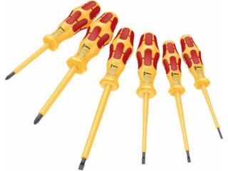Wera 051576 Elektrické skrutkovače Kraftform 1060 i/1065 i/6 VDE (sada 6 ks)