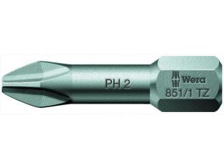 Wera 056505 Bit PH 1 - 851/1 TZ. Skrutkovací bit 1/4 Hex, 25 mm pre skrutky s krížovou hlavou