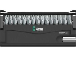 Wera 057438 Skrutkovacie bity 1/4" Bit-Check 30 Wood 2 SB (sada 30 kusov)