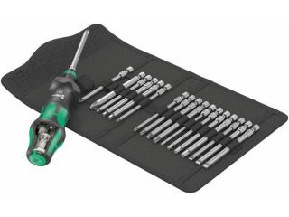 Wera 057483 Vymeniteľné skrutkovacie čepele Kraftform Kompakt Turbo Imperial 1, palec (sada 19