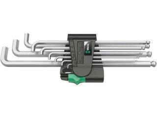 Wera 073594 Sada šesťhranných kľúčov inbus 950/9 Hex-Plus 4, pochrómované (9 ks)
