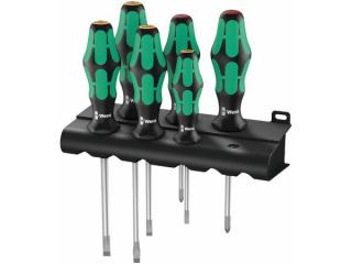 Wera 105650 Kraftform Plus 334/6, sada plochých/krížových PH skrutkovačov Lasertip