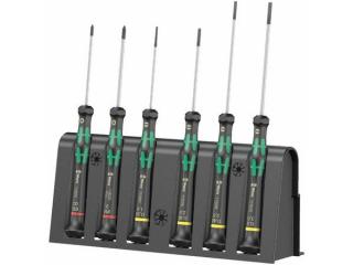 Wera 118150 Sada plochých/krížových PH skrutkovačov pre elektroniku Kraftform Micro 2035/6
