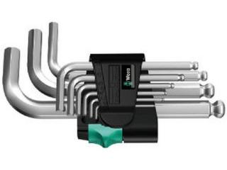 Wera 133163 Wera 950/9 Sada šesťhranných kľúčov Hex-Plus 3, pochrómovaná (9 ks)