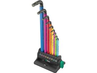 Wera 133165 Nástrčné kľúče 950/9 Hex-Plus Multicolour 3, BlackLaser (sada 9 ks)