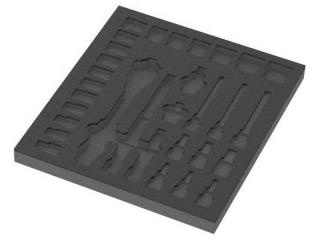 Wera 137322 Modul náradia - penová vložka 9822 pre račňovú súpravu 8000 C Zyklop 1/2". B
